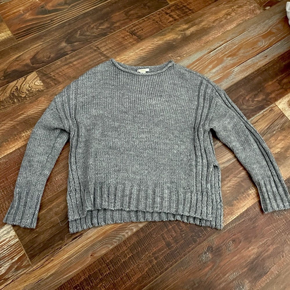 Forever 21 gray knit sweater
